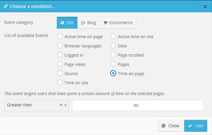 behavioral targeting